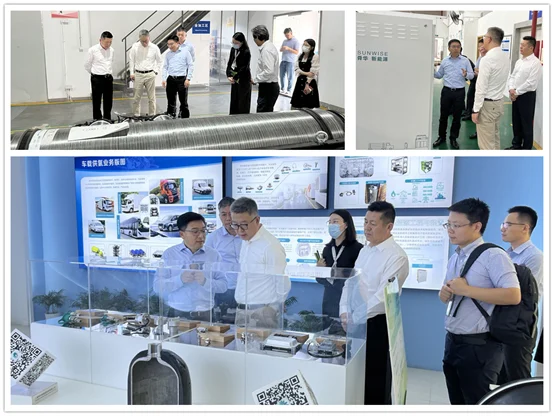 China Resources Gas President Yang Ping visits Sunwise — original image