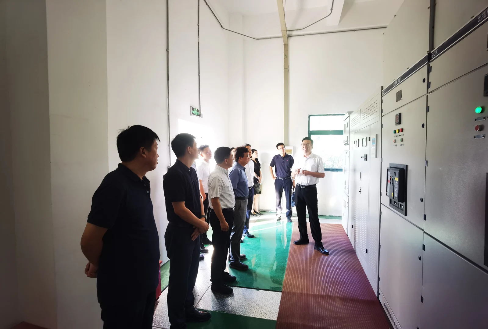 Jingcheng Machinery Electric Chairman Ruan Zhongkui visits Sunwise — original image