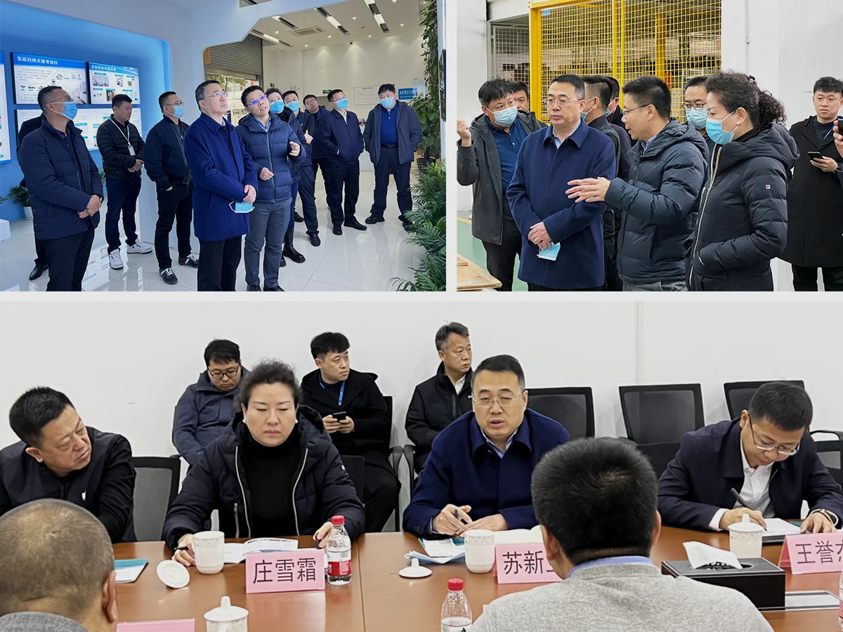 Su Xinya, Party Secretary of Jungar Banner, visits Sunwise — original image