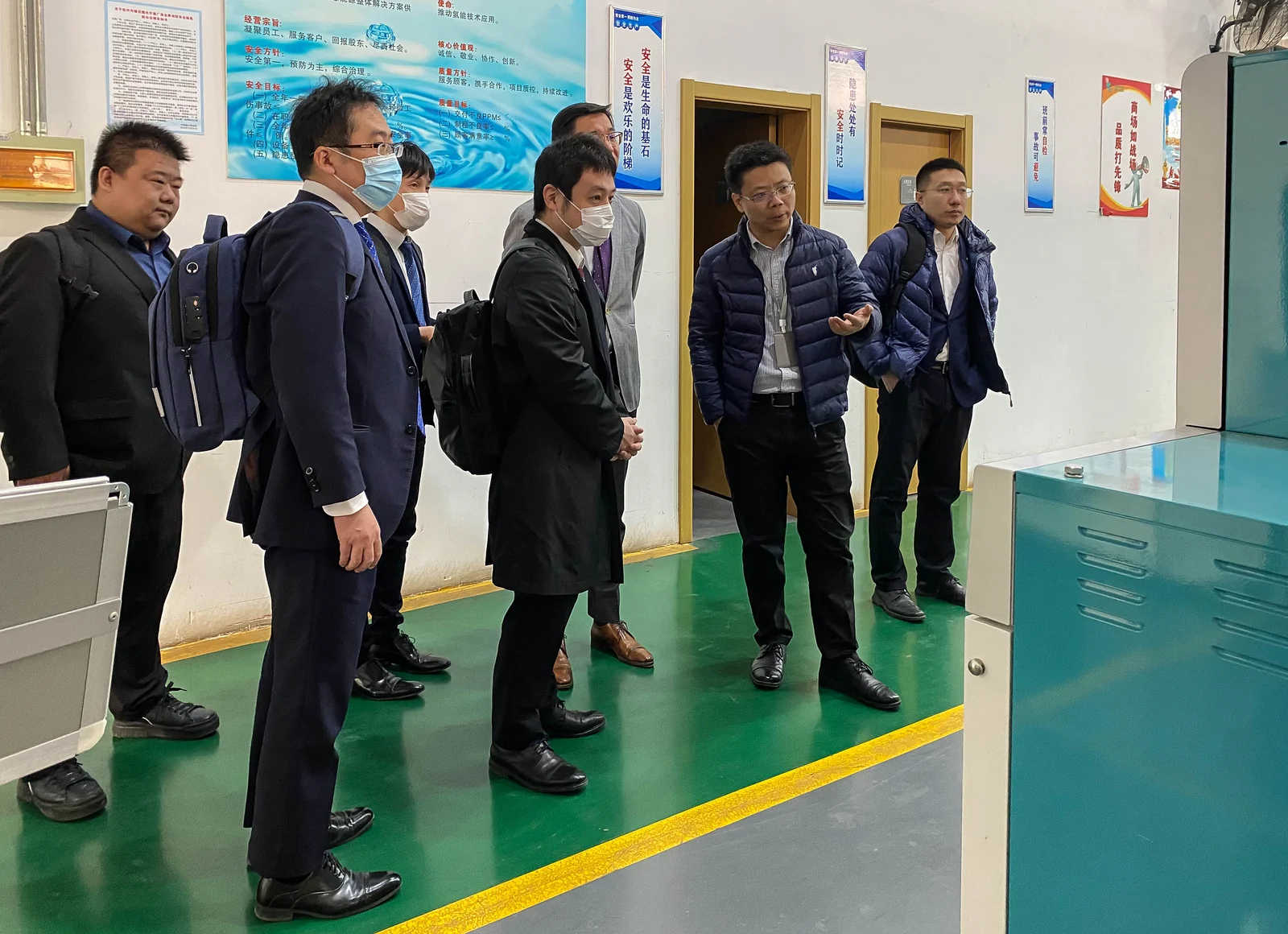 Japan's NEDO and the China Quality Certification Centre visit Sunwise — original image