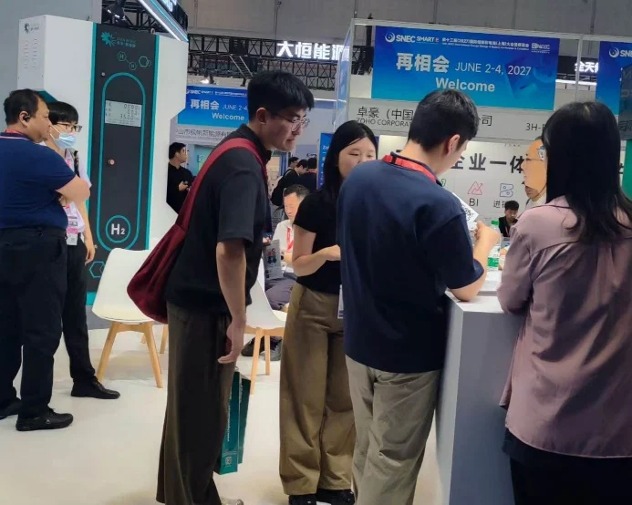 Sunwise presents hydrogen innovations at SNEC 2026 — original image