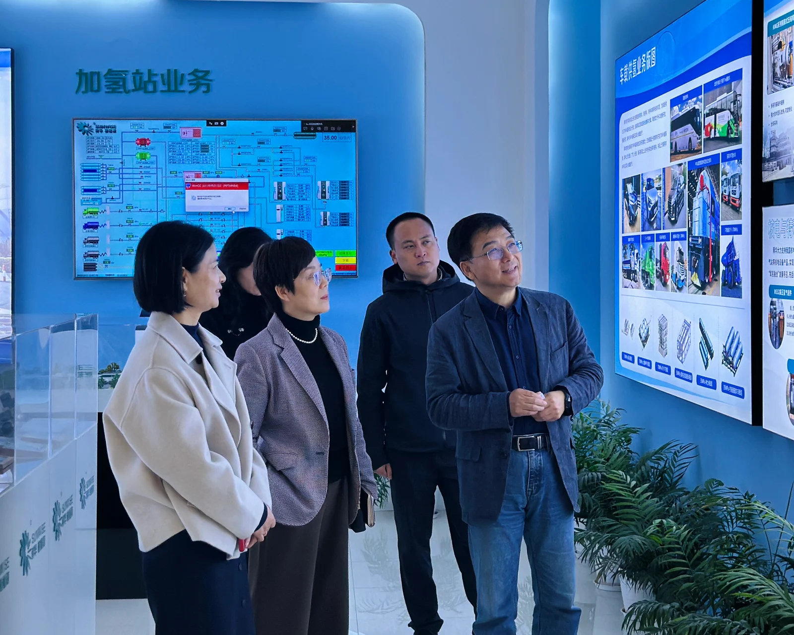 Jiading Federation of Industry and Commerce Party Secretary Wang Yuwei visits Sunwise — original image