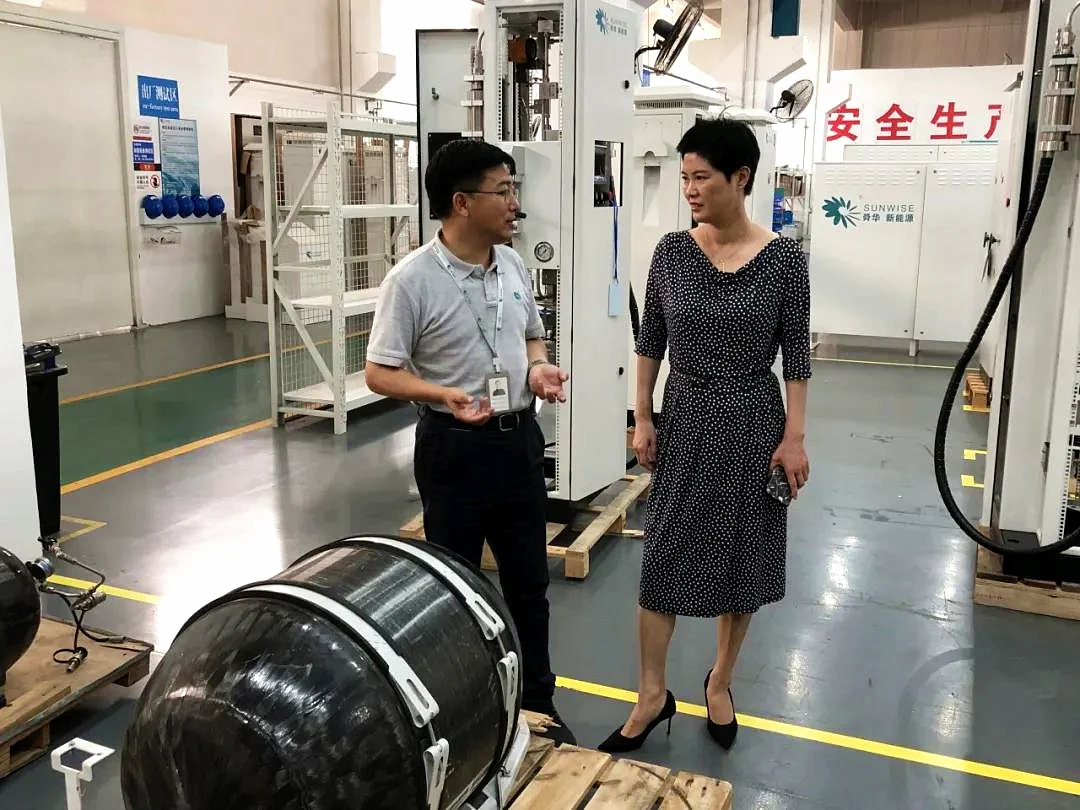 Waigang Party Secretary Li Xue visits Sunwise — original image
