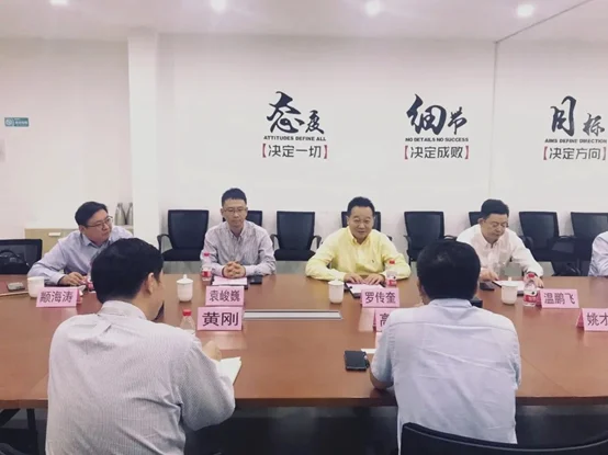 Nenghui Technology Chairman Luo Chuankui visits Sunwise — original image